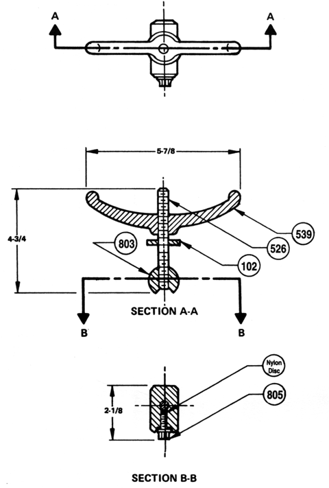 1/2" Wing Nut Hardware